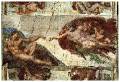 49 Sistine Chapel 3 * A postcard of one of the most famous portions of the Sistine Chapel ceiling, 